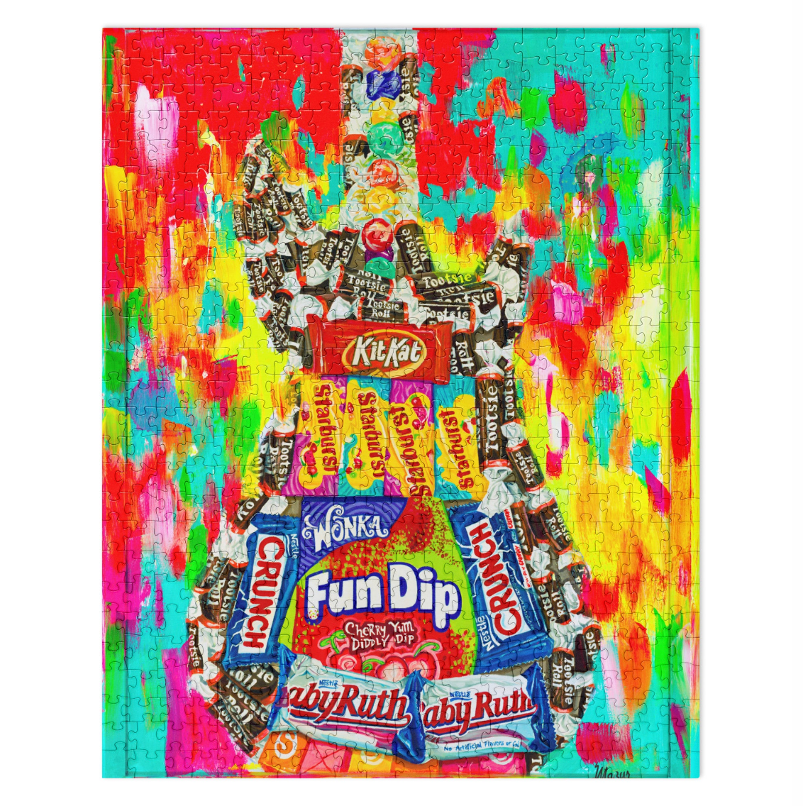 Hot Sweet Guitar Jigsaw puzzle