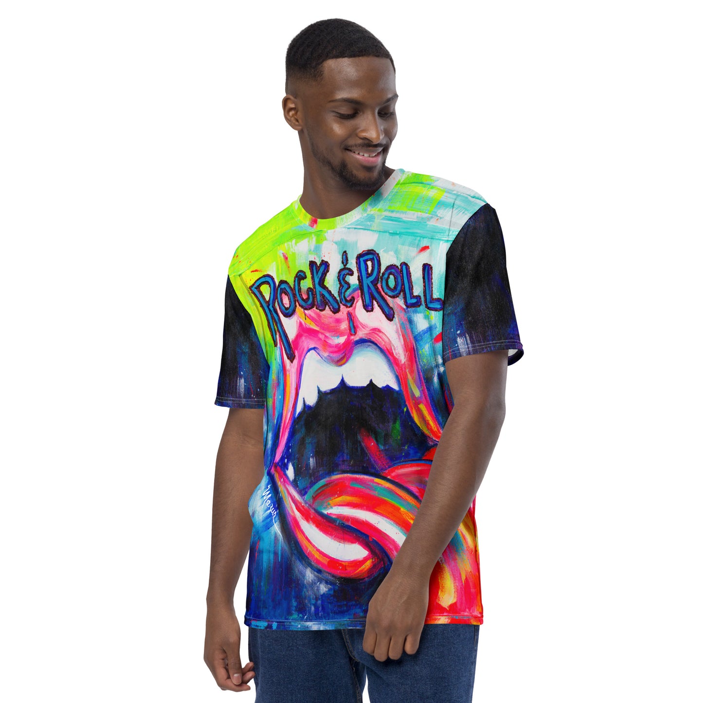 Rock & Roll Mouth & Tongue Men's T-shirt