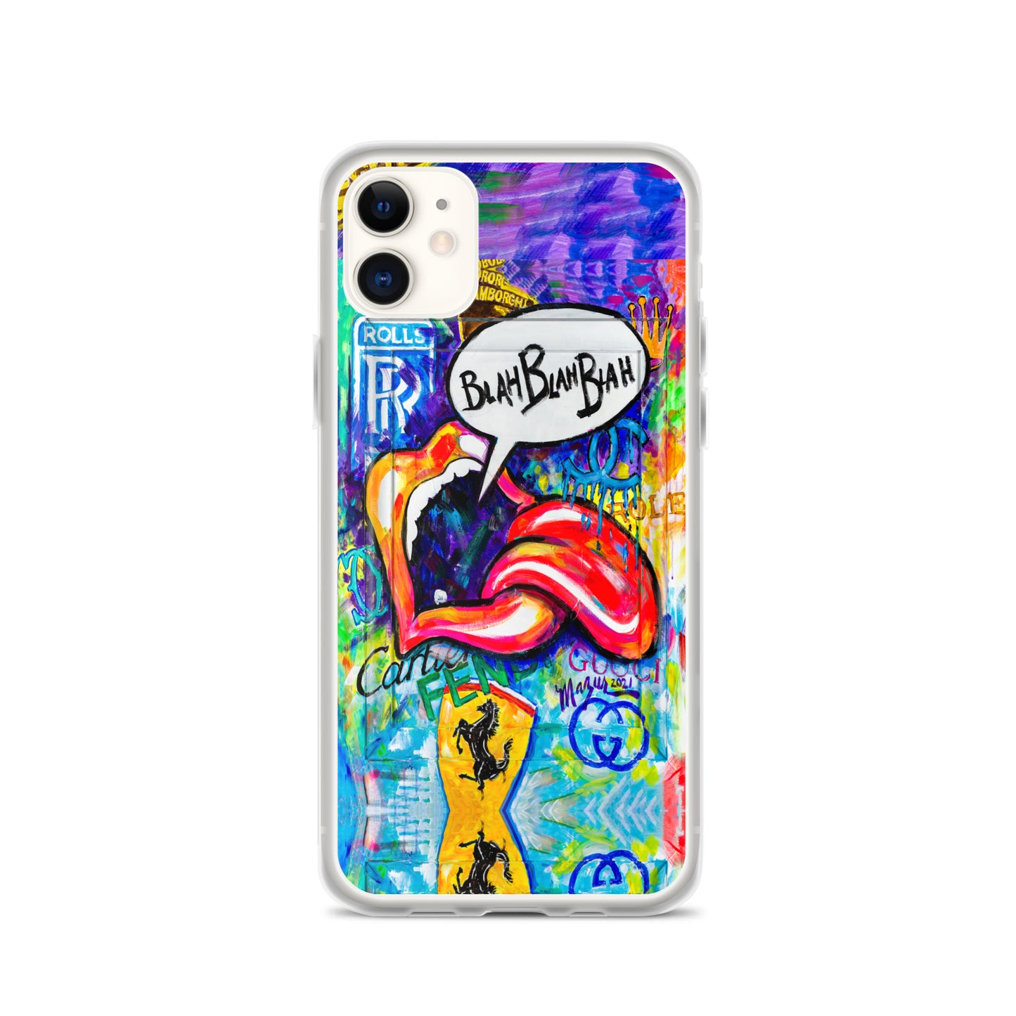 Blah Blah Blah Clear Case for iPhone®