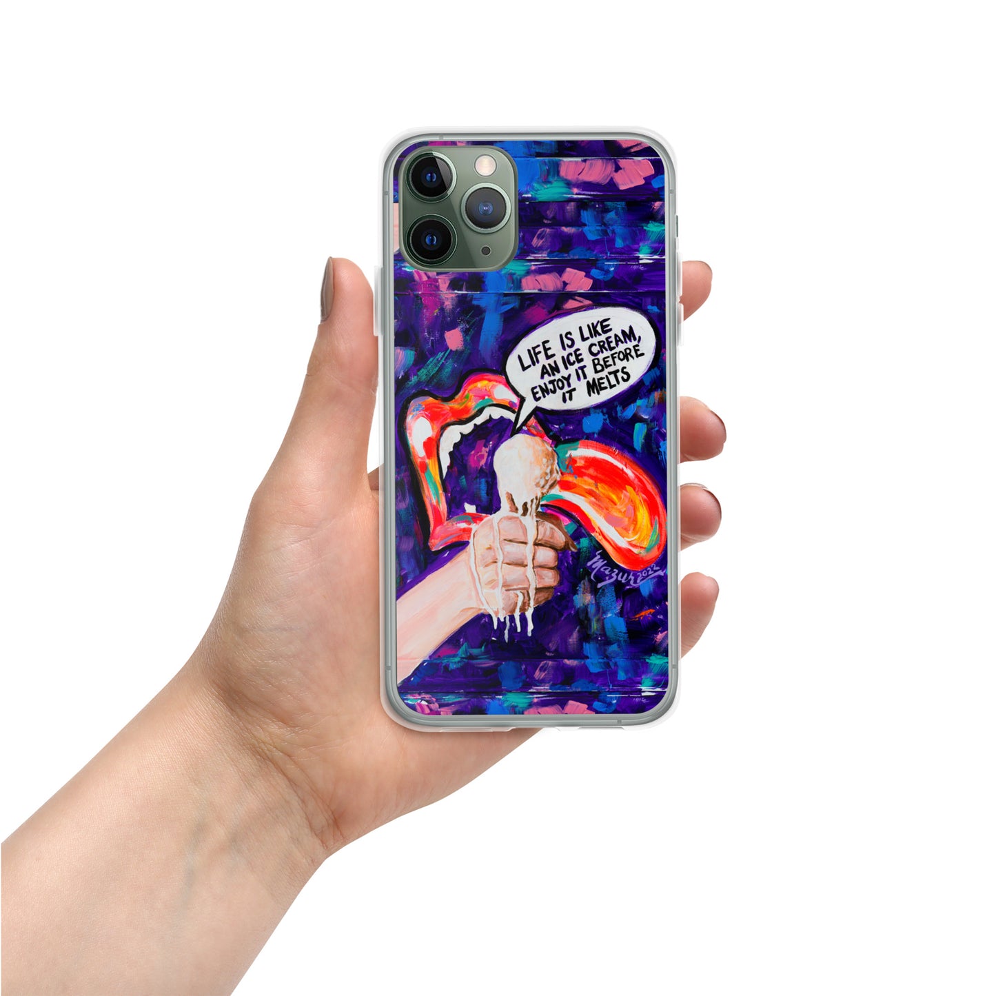 Ice Cream M&T Clear Case for iPhone®