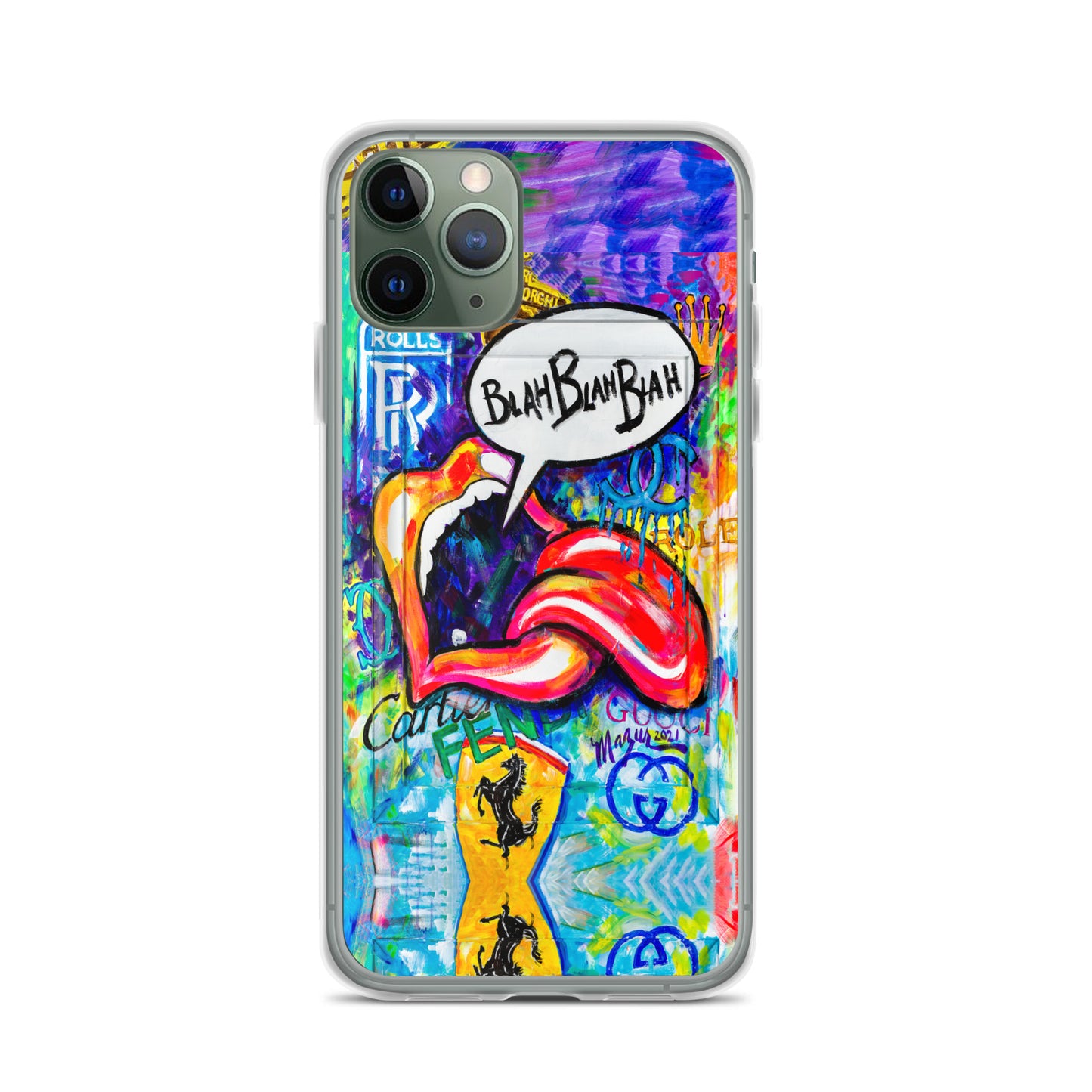 Blah Blah Blah Clear Case for iPhone®