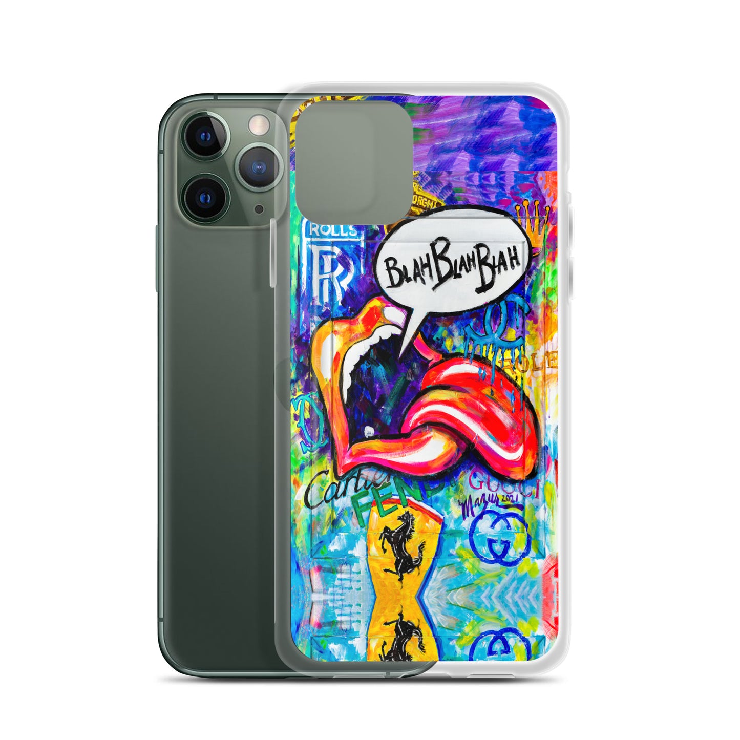 Blah Blah Blah Clear Case for iPhone®