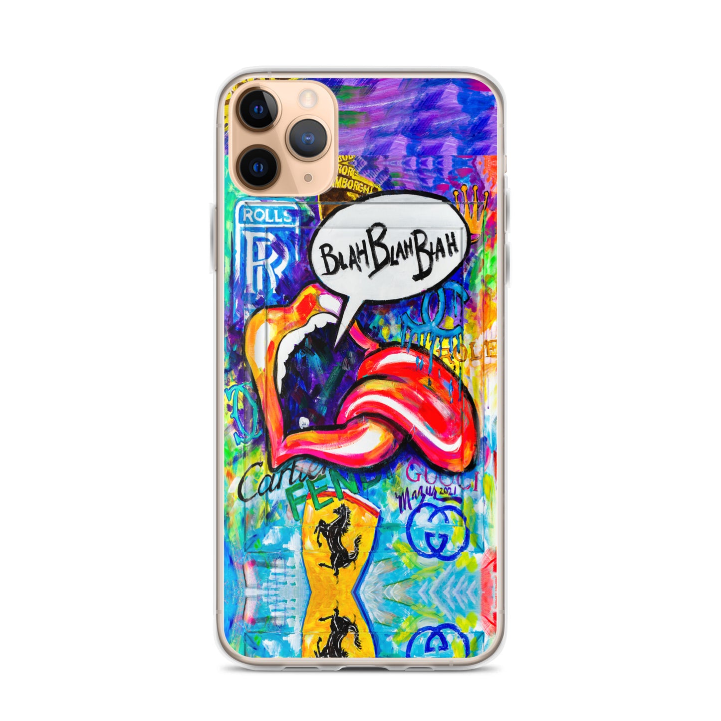 Blah Blah Blah Clear Case for iPhone®