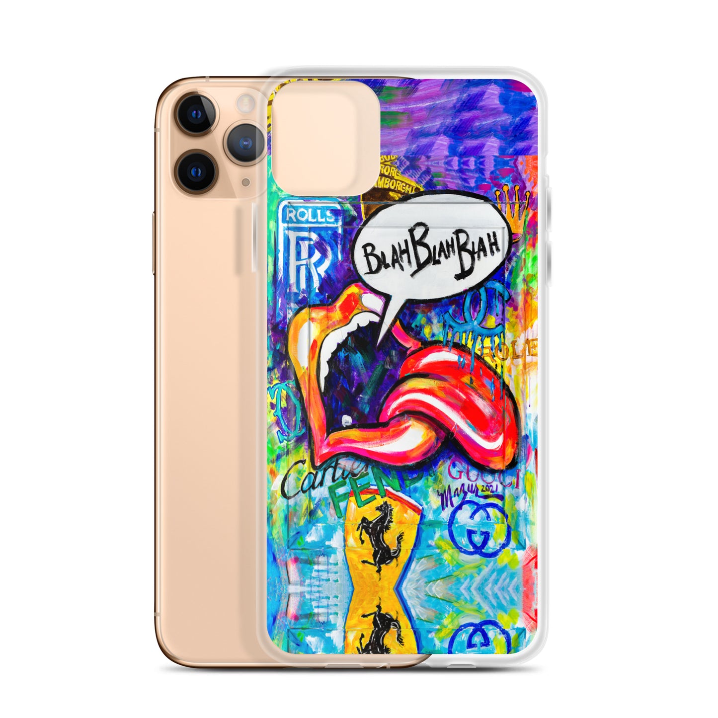 Blah Blah Blah Clear Case for iPhone®