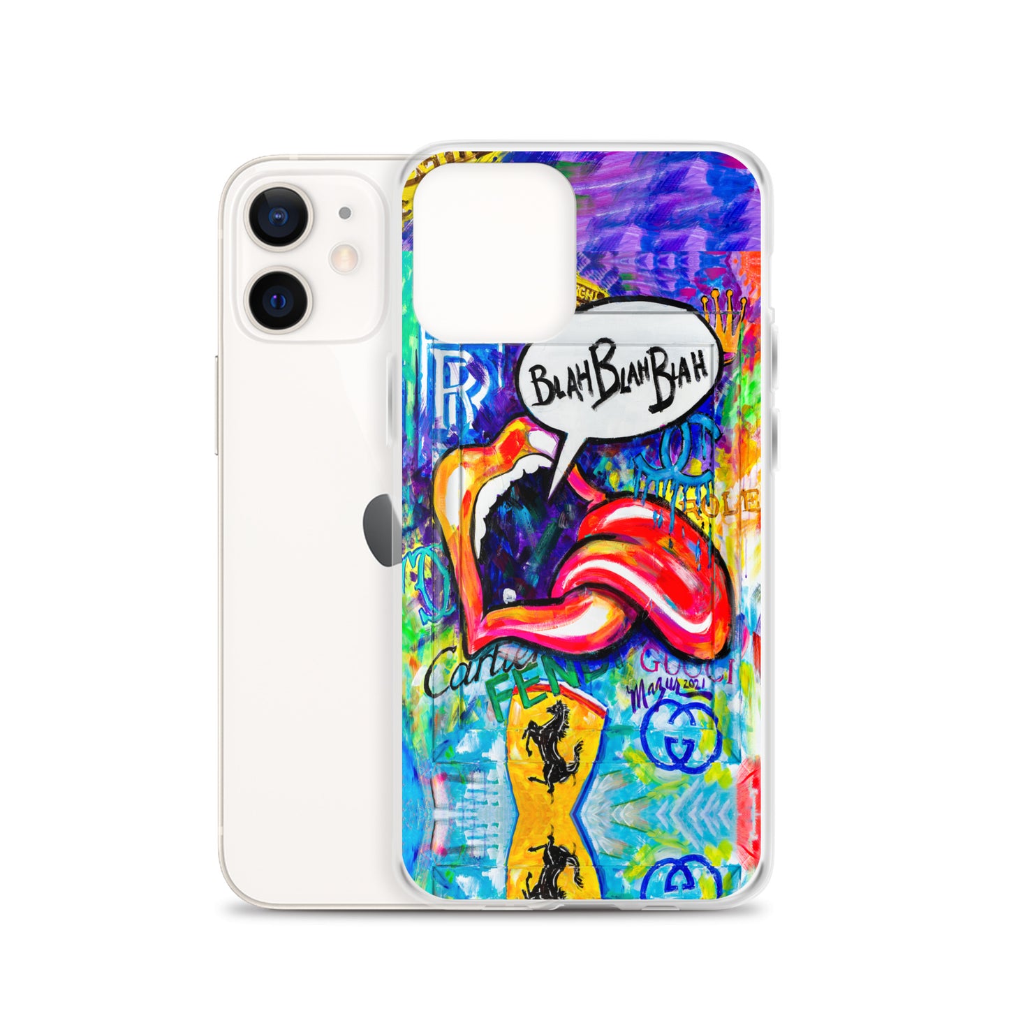 Blah Blah Blah Clear Case for iPhone®