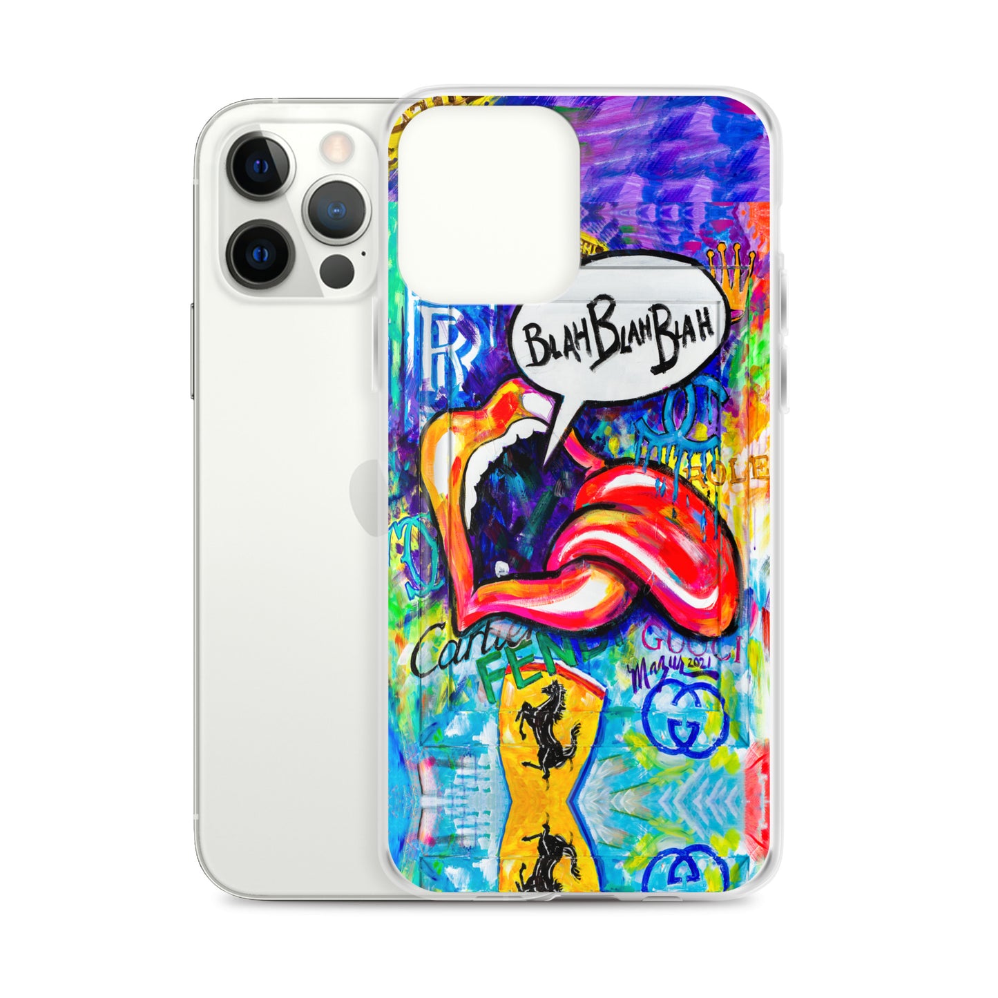 Blah Blah Blah Clear Case for iPhone®