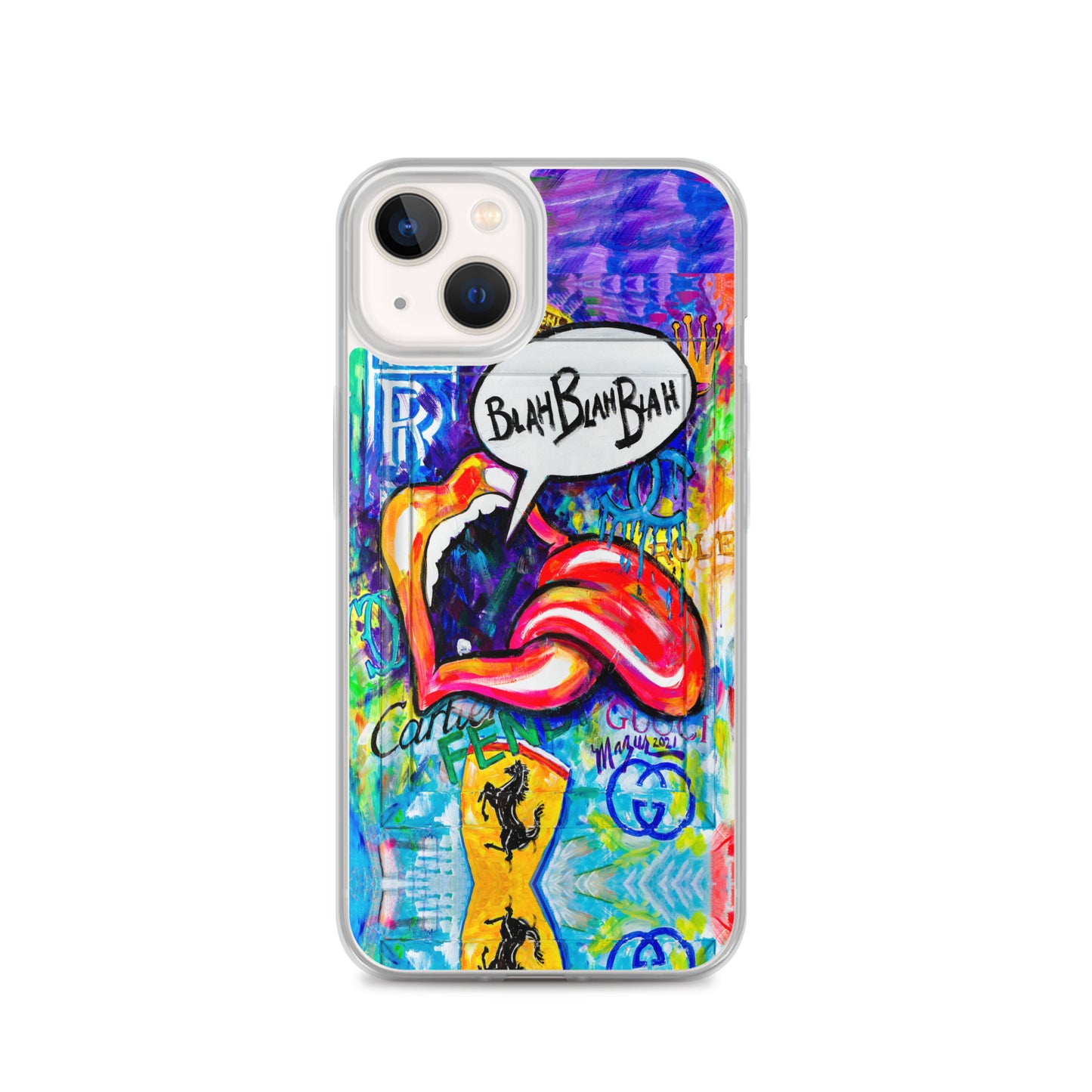 Blah Blah Blah Clear Case for iPhone®