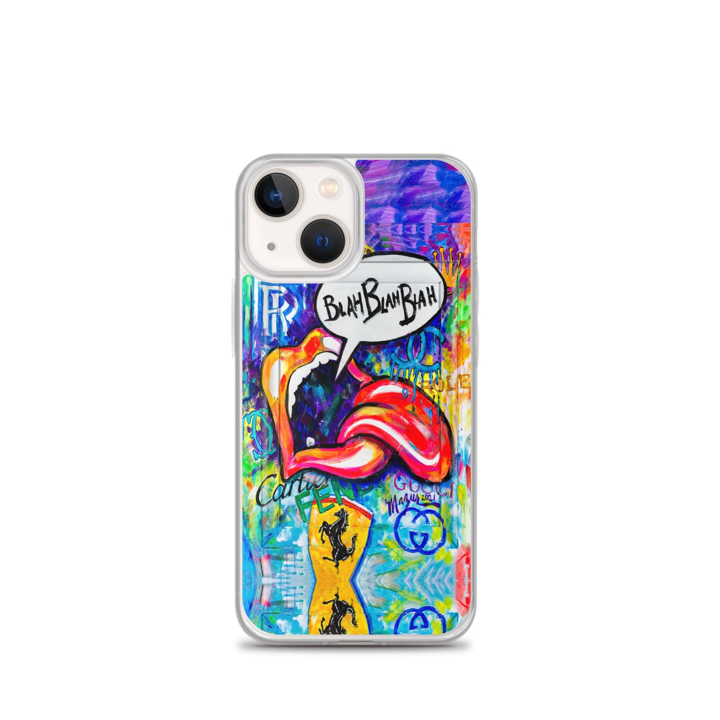 Blah Blah Blah Clear Case for iPhone®