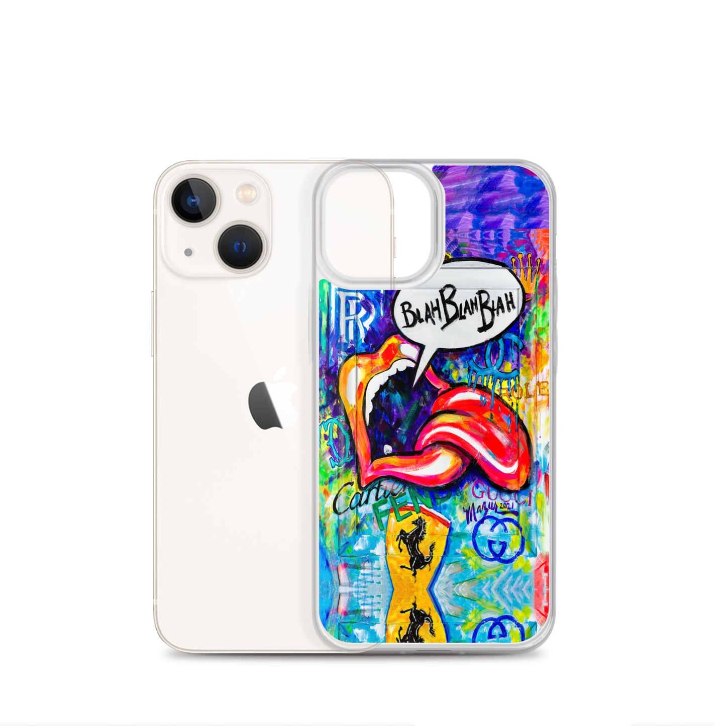 Blah Blah Blah Clear Case for iPhone®