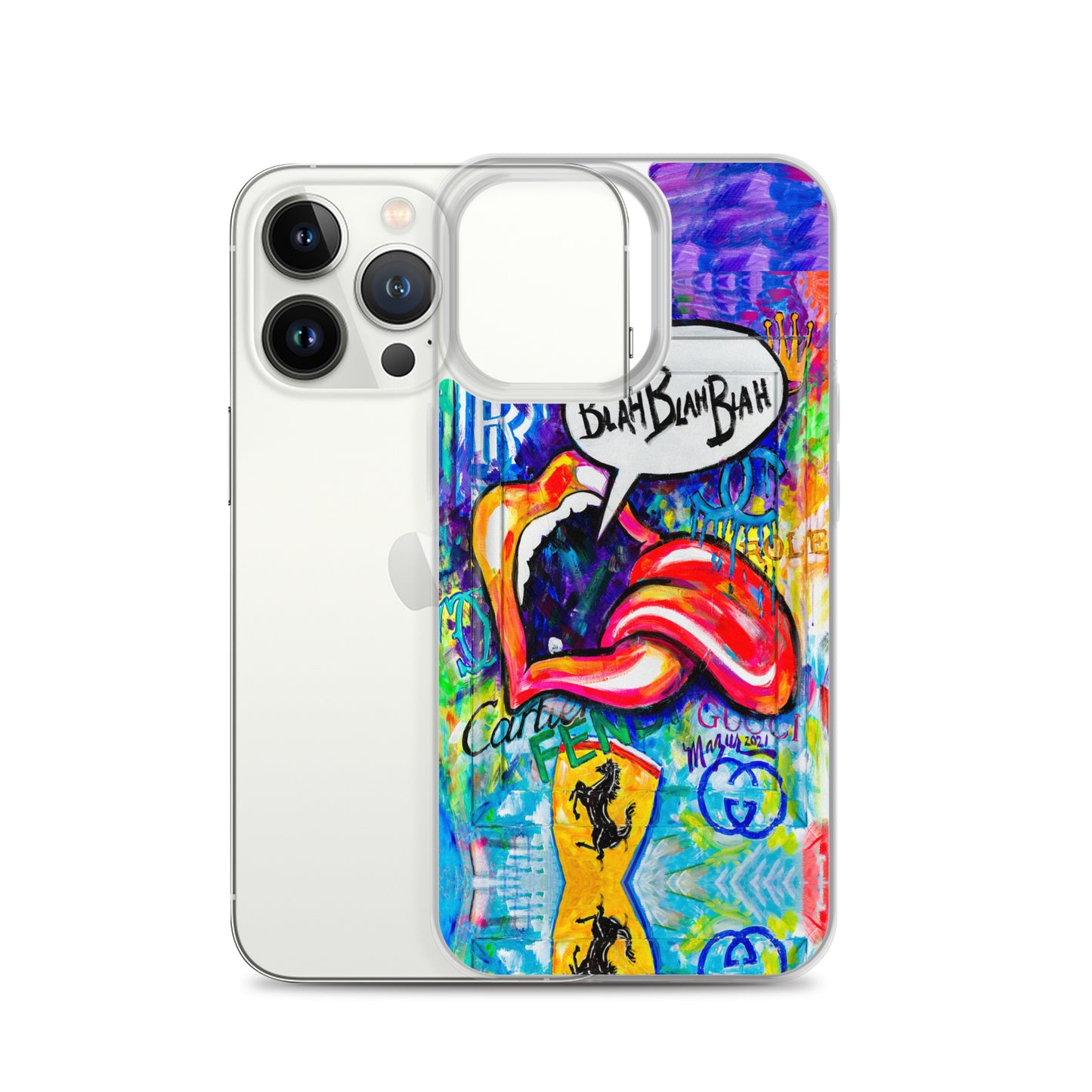 Blah Blah Blah Clear Case for iPhone®
