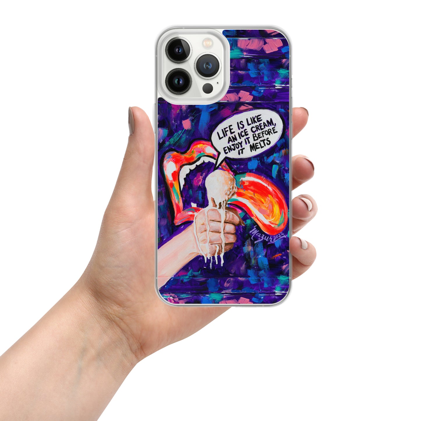 Ice Cream M&T Clear Case for iPhone®