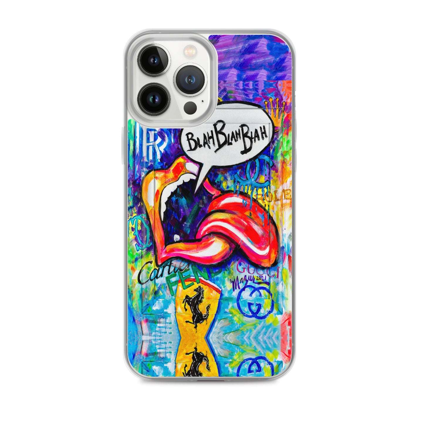 Blah Blah Blah Clear Case for iPhone®