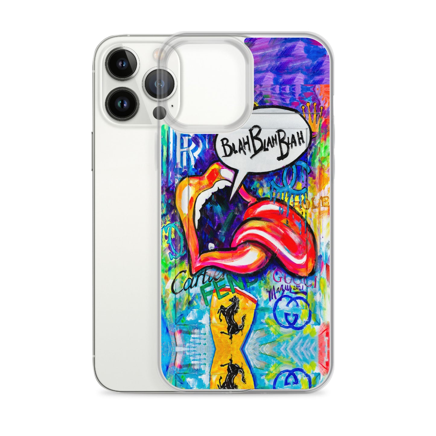 Blah Blah Blah Clear Case for iPhone®