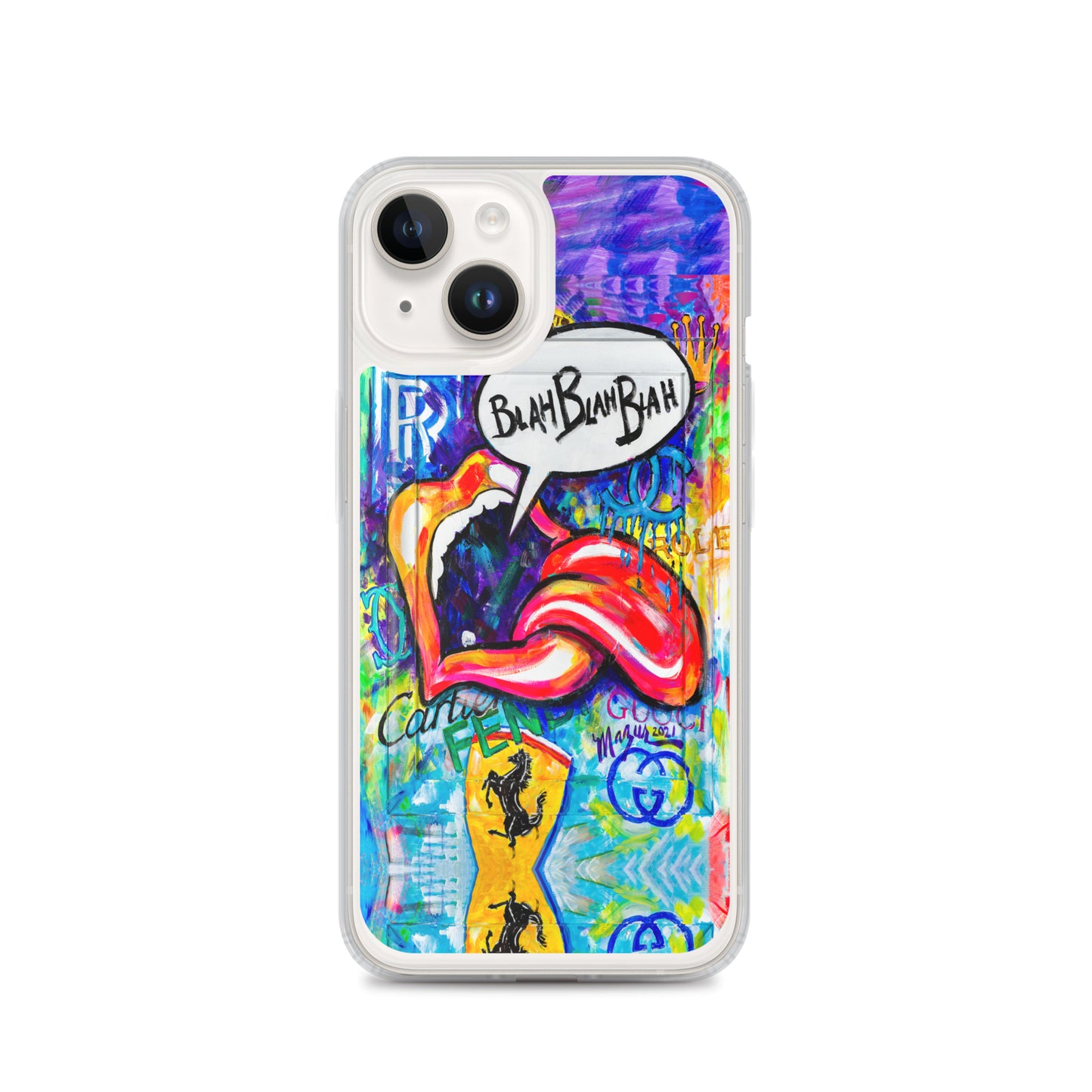 Blah Blah Blah Clear Case for iPhone®