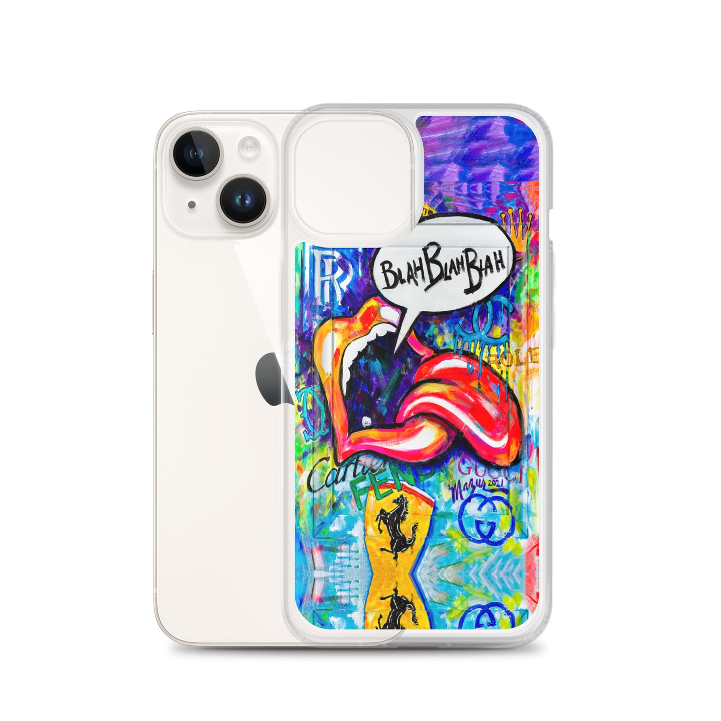 Blah Blah Blah Clear Case for iPhone®