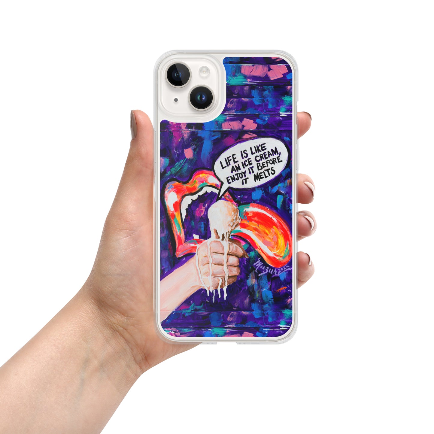 Ice Cream M&T Clear Case for iPhone®