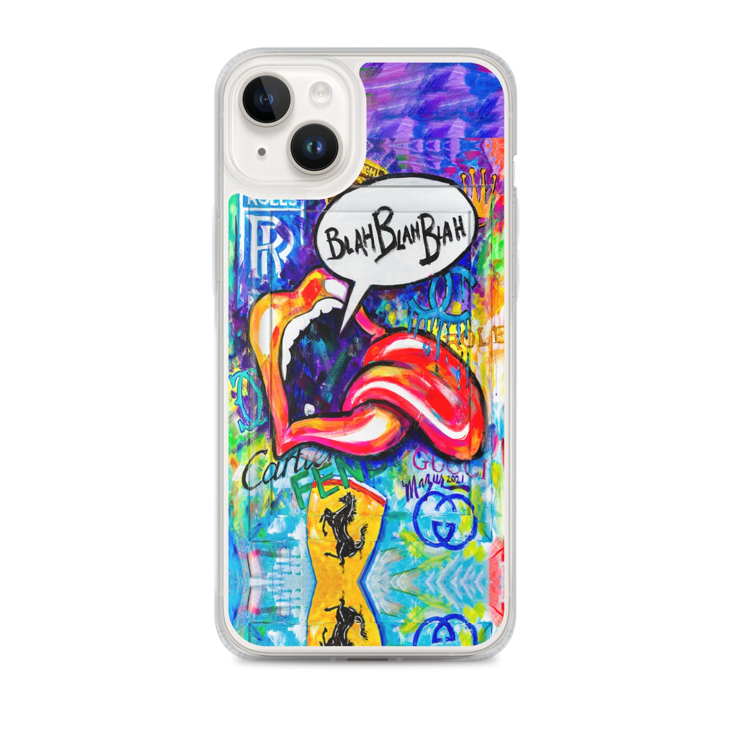 Blah Blah Blah Clear Case for iPhone®