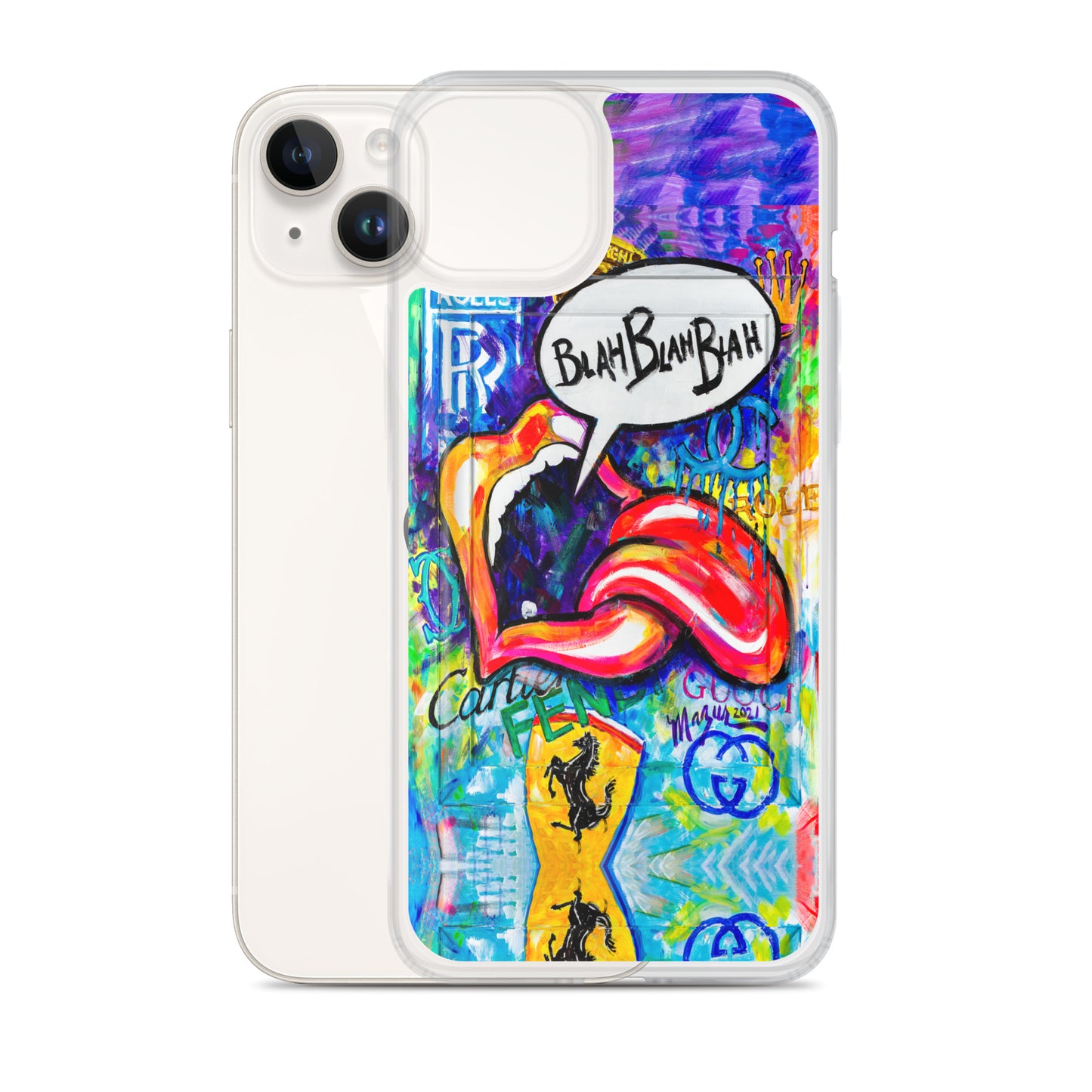 Blah Blah Blah Clear Case for iPhone®