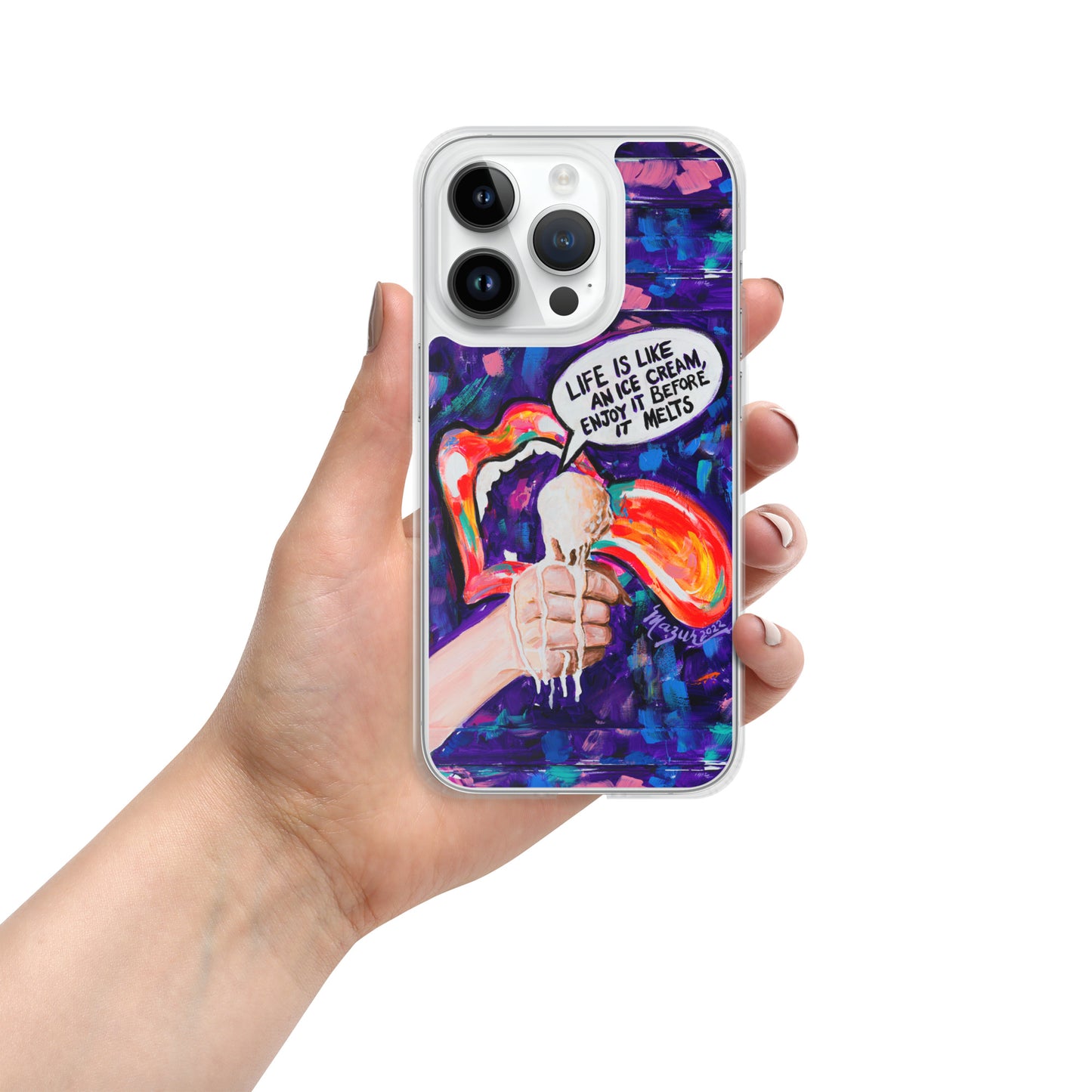 Ice Cream M&T Clear Case for iPhone®