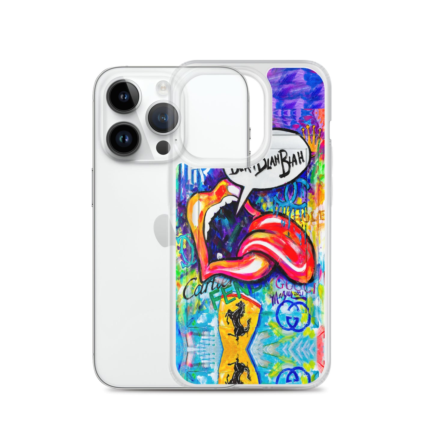 Blah Blah Blah Clear Case for iPhone®