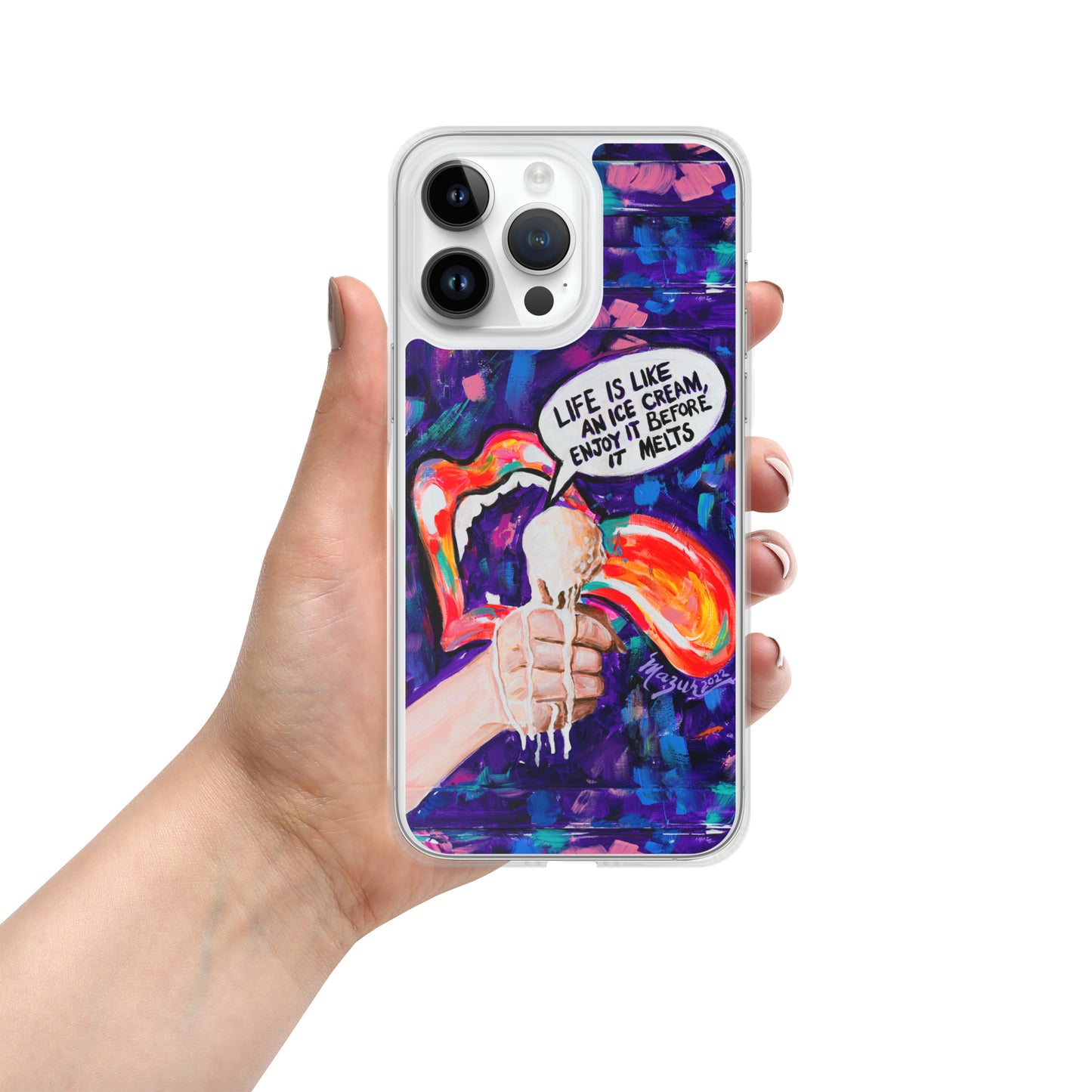 Ice Cream M&T Clear Case for iPhone®