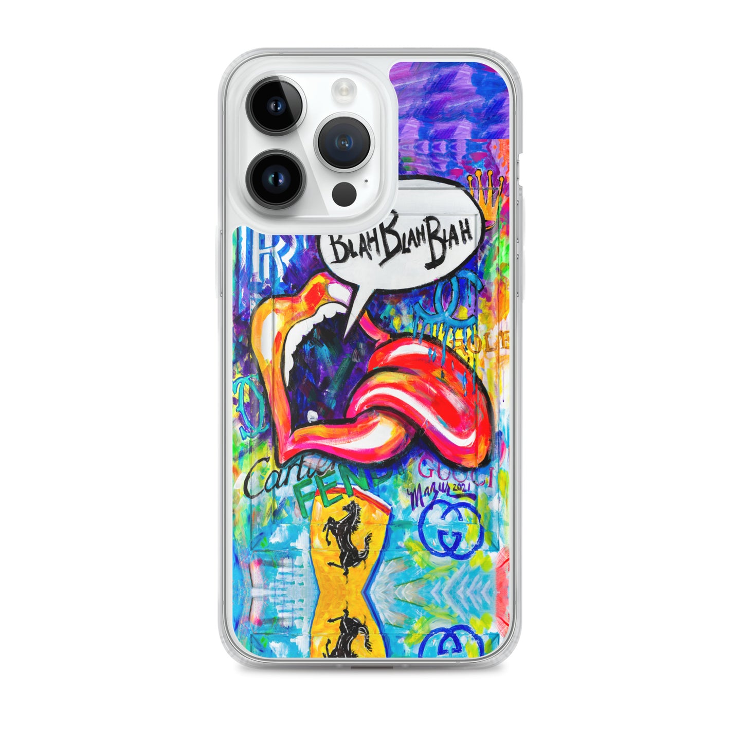 Blah Blah Blah Clear Case for iPhone®