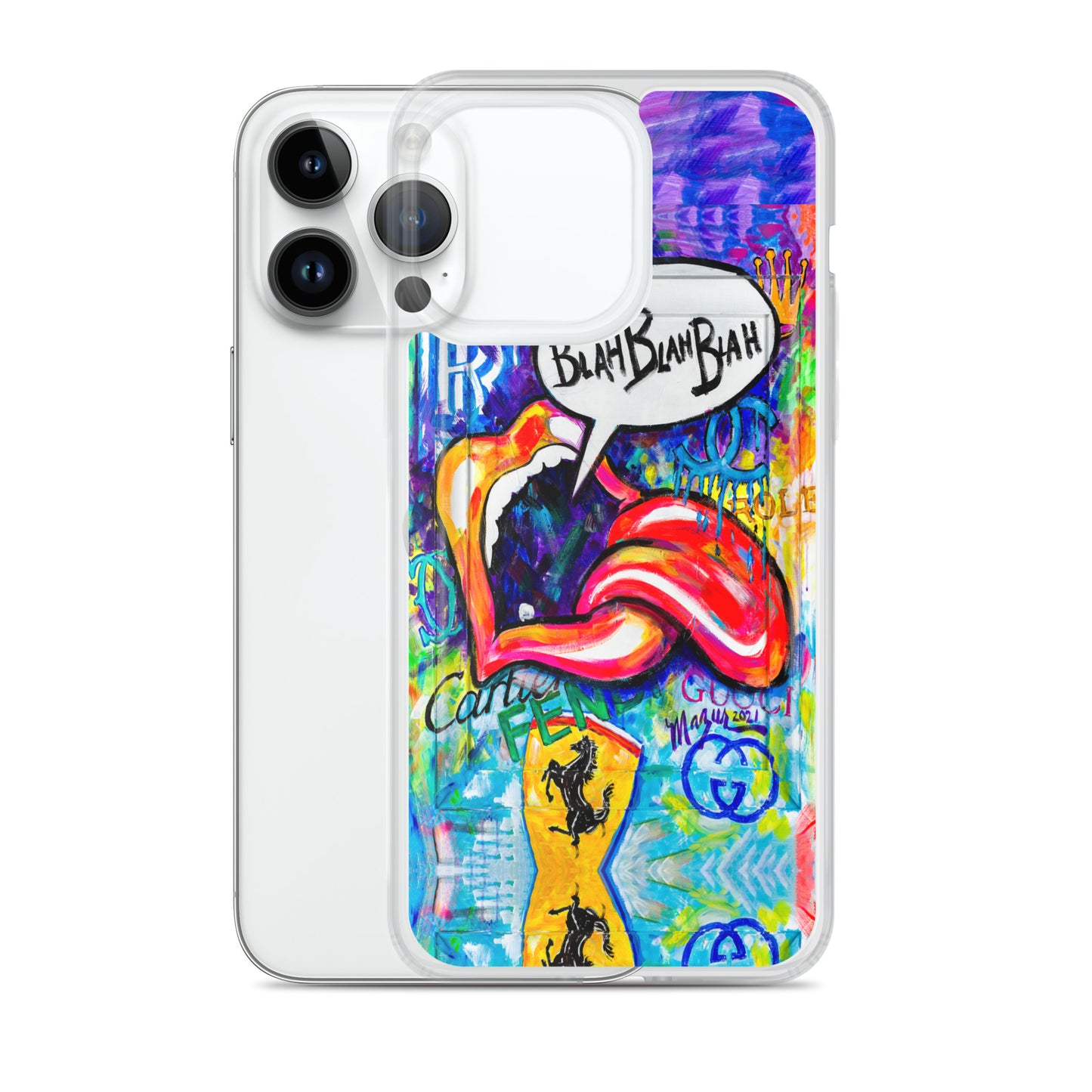 Blah Blah Blah Clear Case for iPhone®