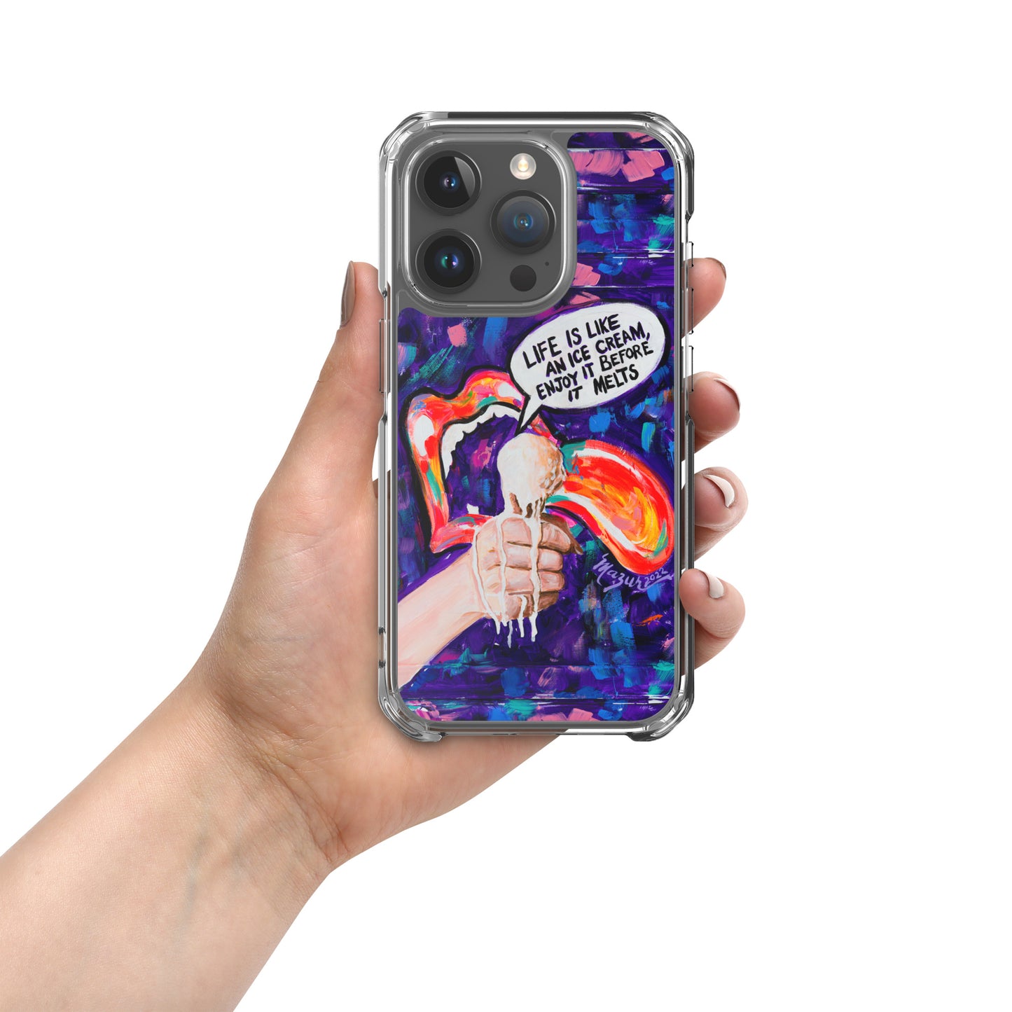 Ice Cream M&T Clear Case for iPhone®