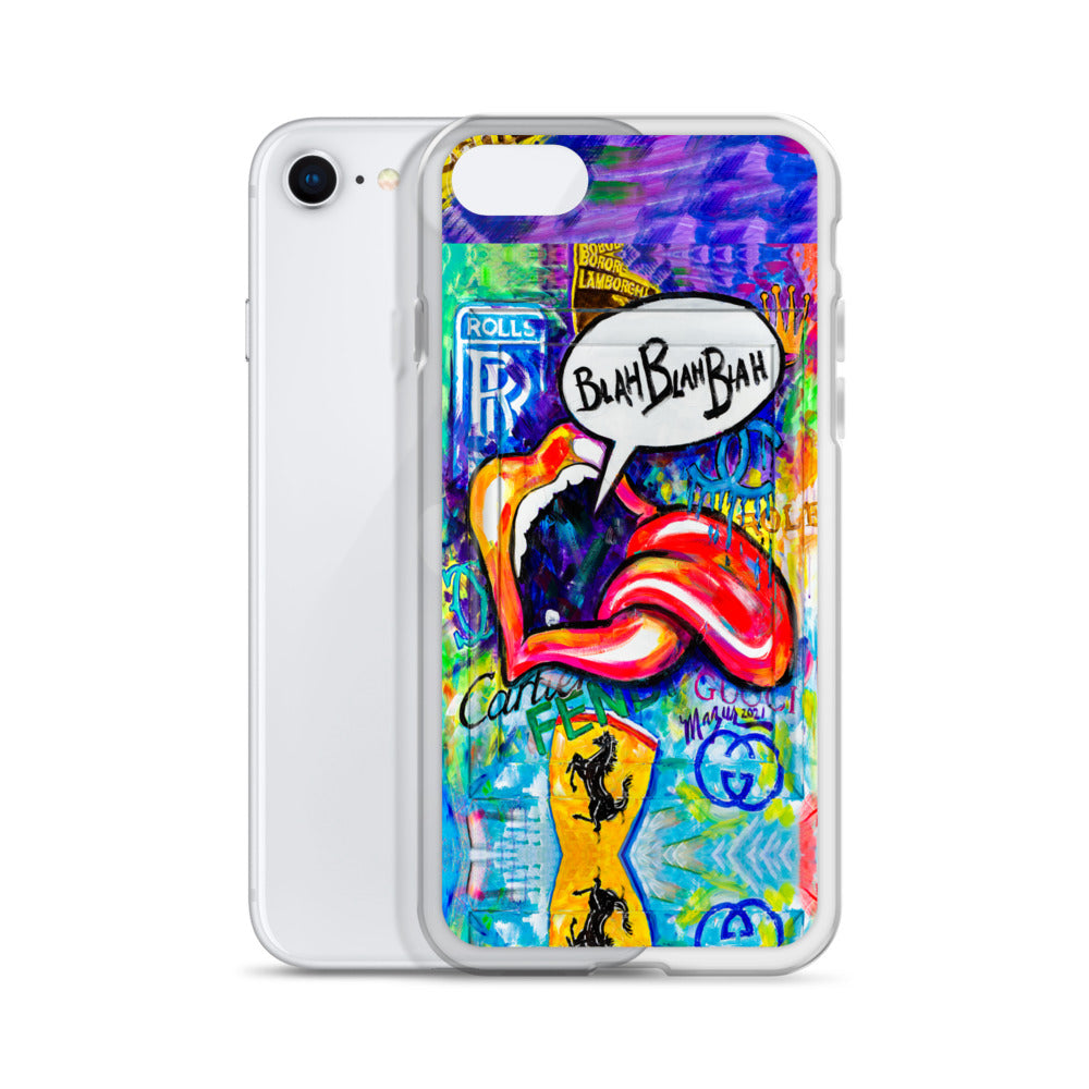 Blah Blah Blah Clear Case for iPhone®