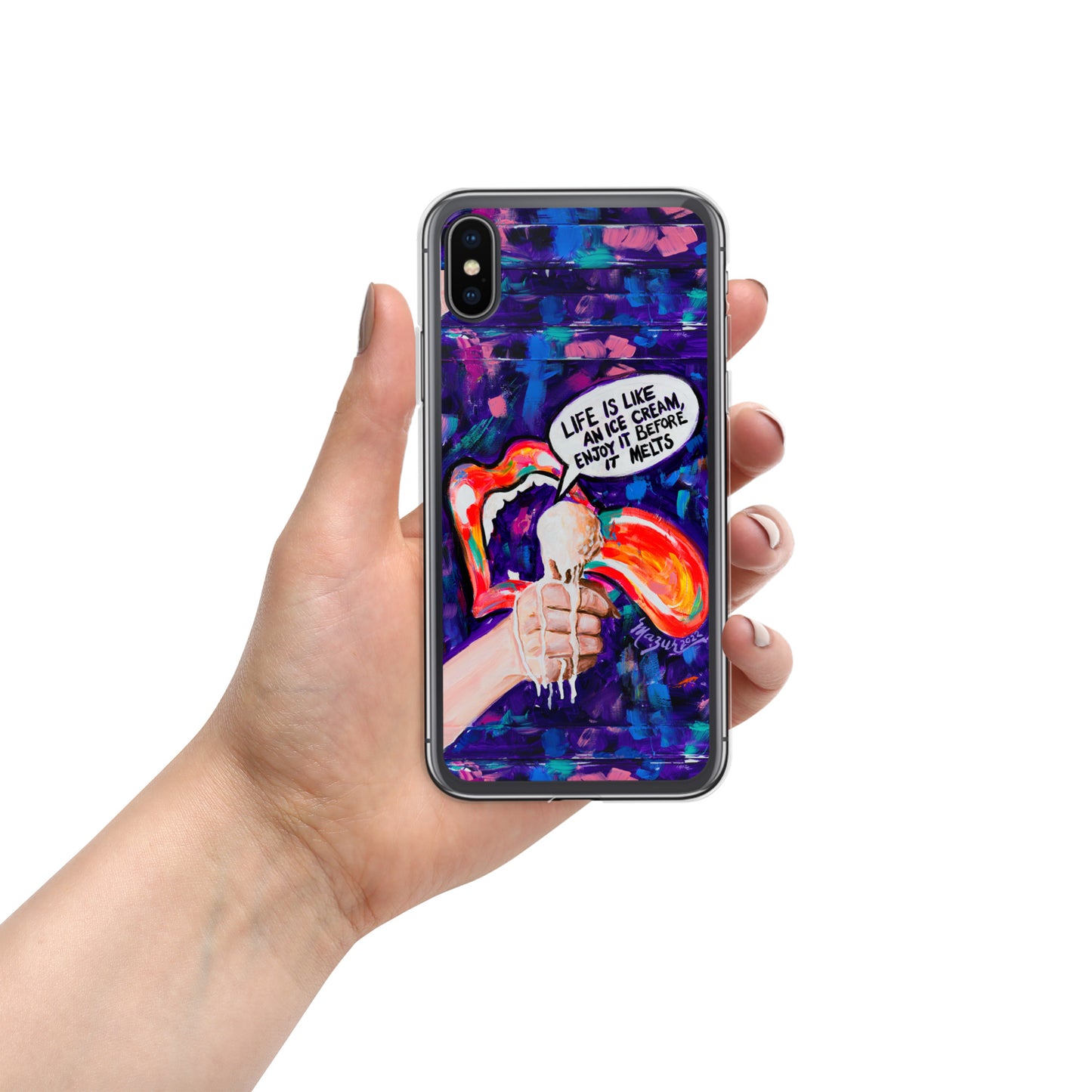 Ice Cream M&T Clear Case for iPhone®