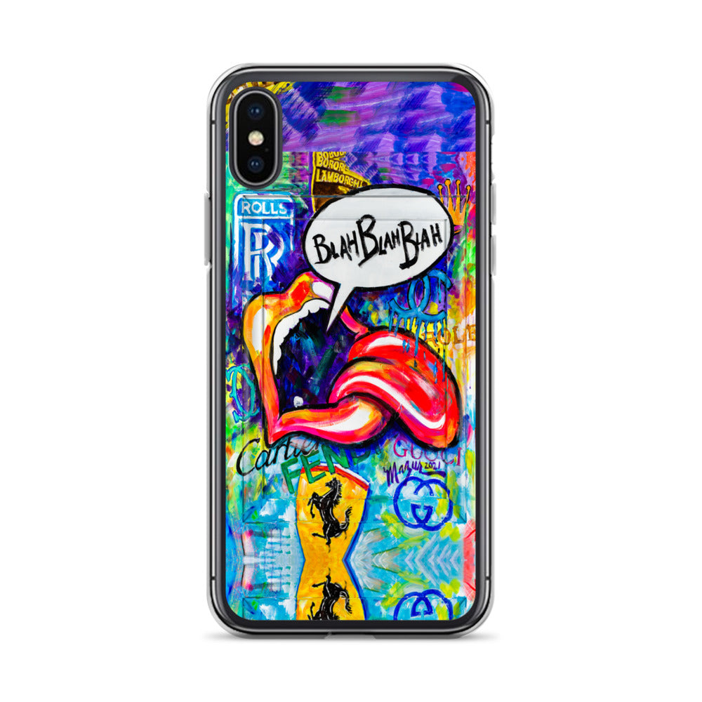 Blah Blah Blah Clear Case for iPhone®