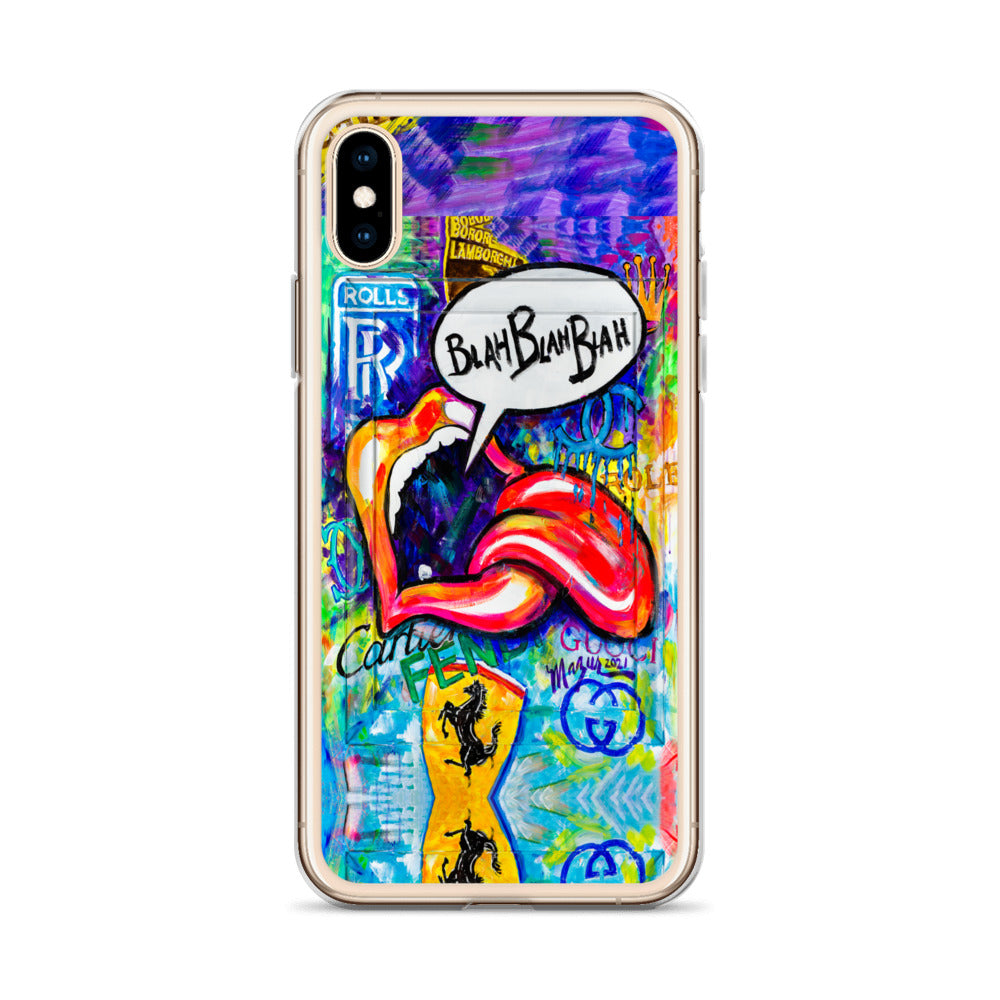 Blah Blah Blah Clear Case for iPhone®