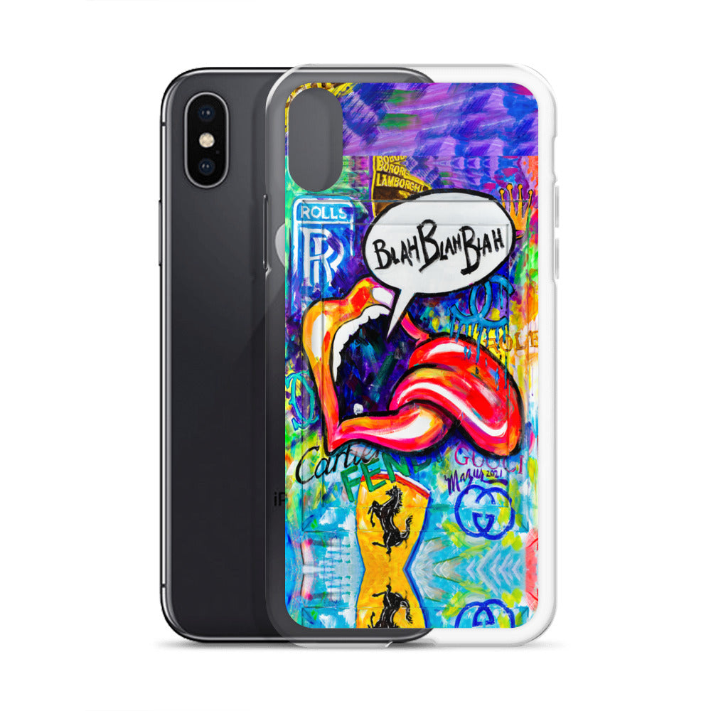 Blah Blah Blah Clear Case for iPhone®