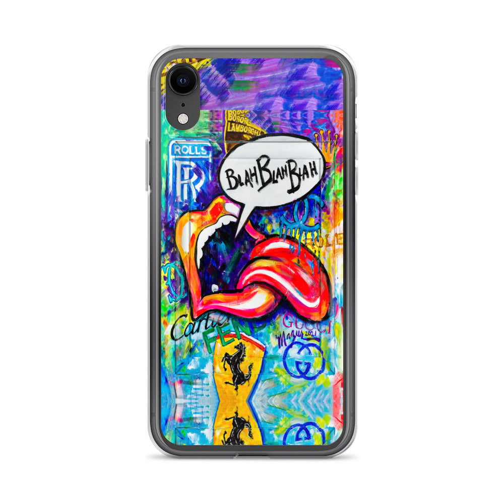 Blah Blah Blah Clear Case for iPhone®