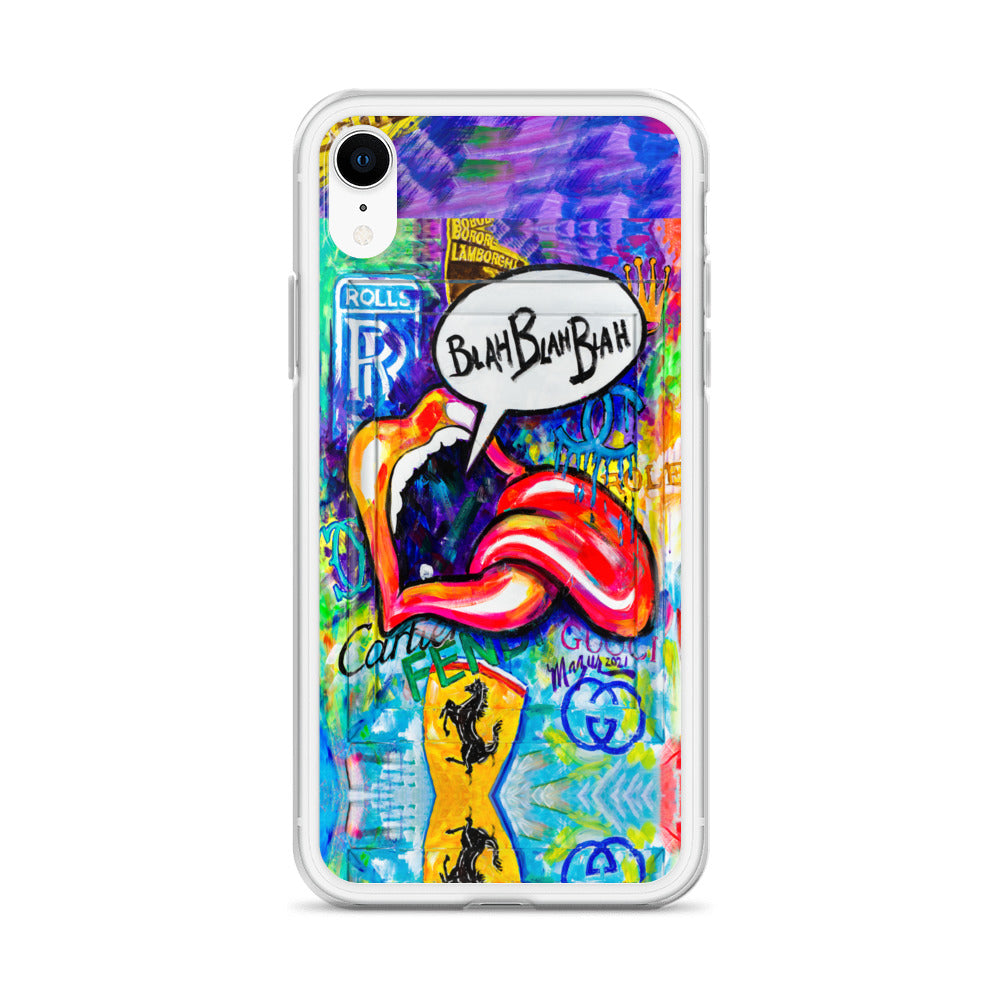 Blah Blah Blah Clear Case for iPhone®