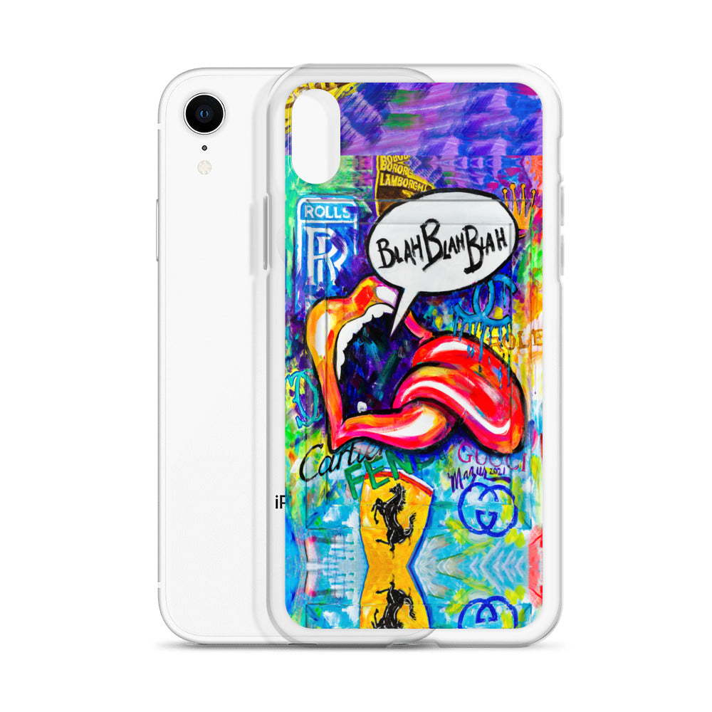 Blah Blah Blah Clear Case for iPhone®