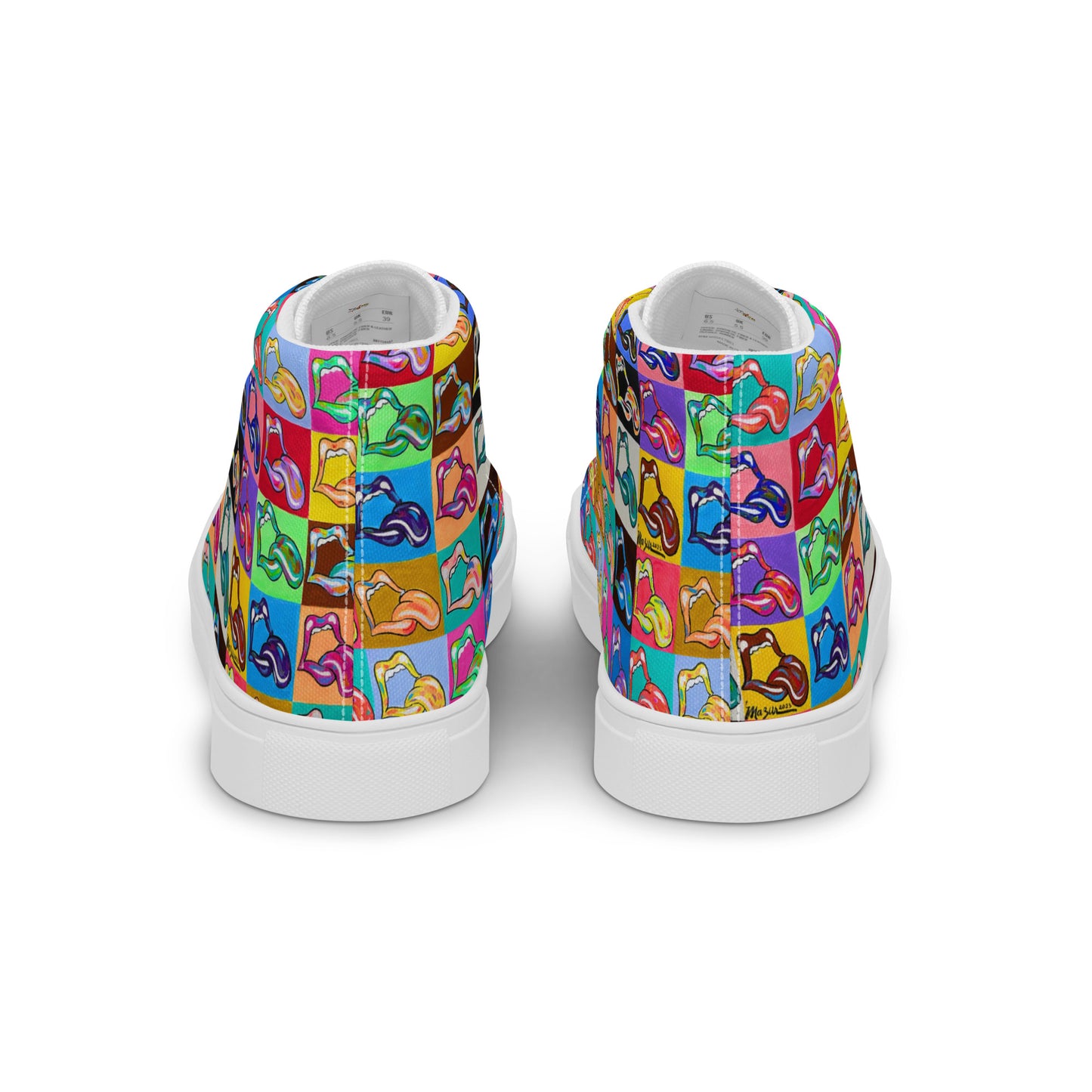 "20 Licks" Men’s High top Canvas Shoes
