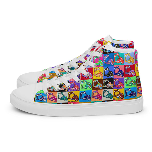 "20 Licks" Men’s High top Canvas Shoes