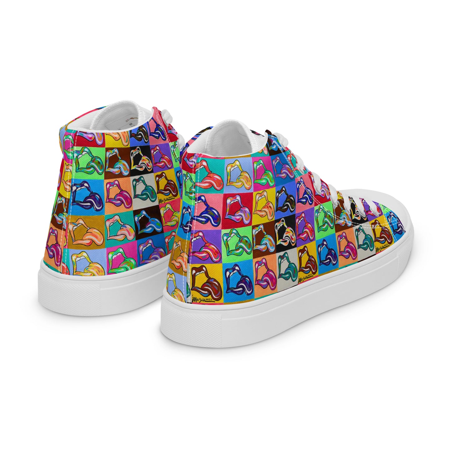 "20 Licks" Men’s High top Canvas Shoes