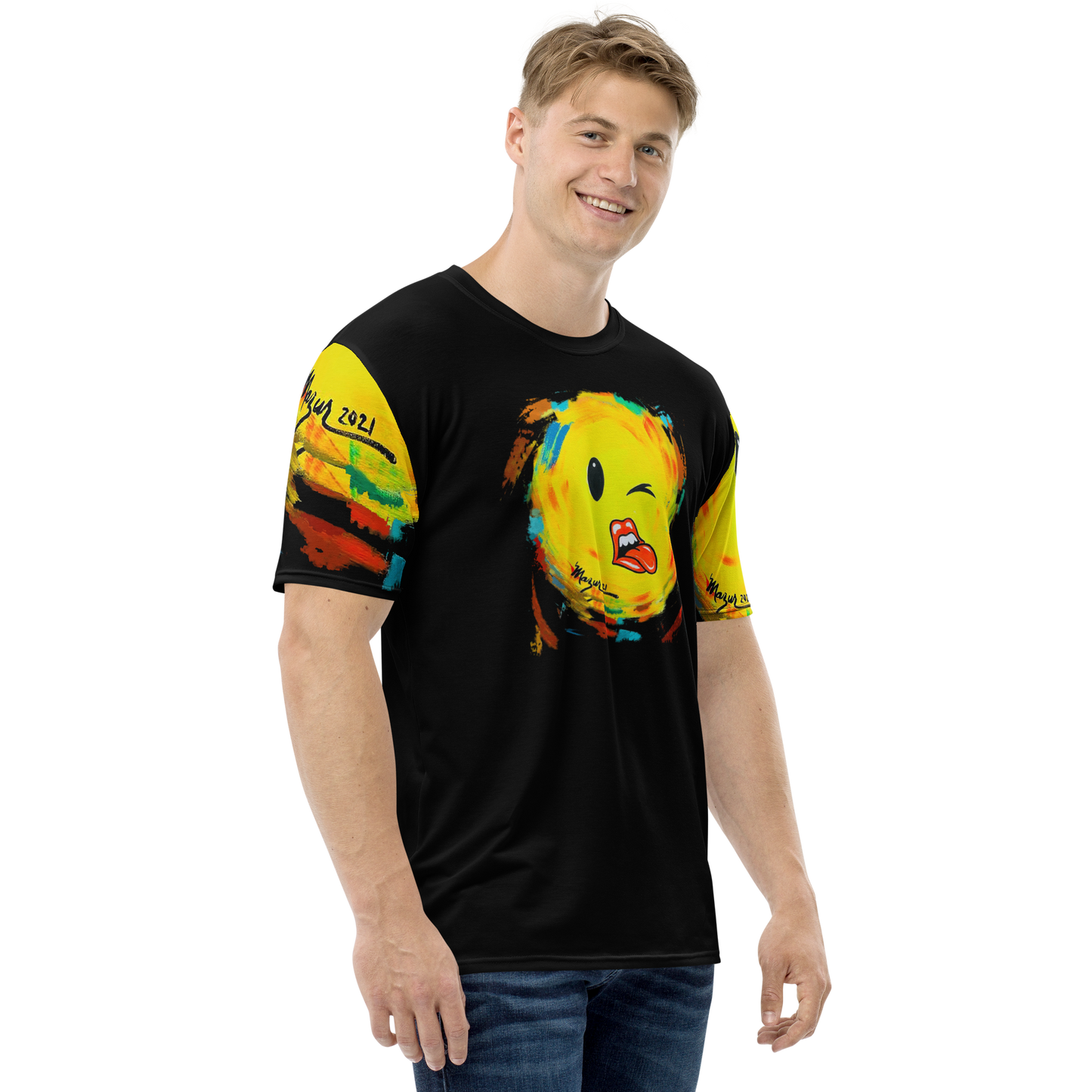 Short Sleeve Sunshine Mouth & Tongue T-Shirt