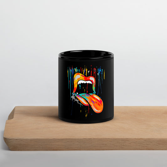 Drippin M&T Black Glossy Mug