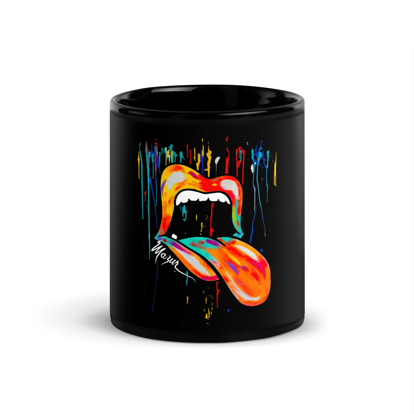 Drippin M&T Black Glossy Mug