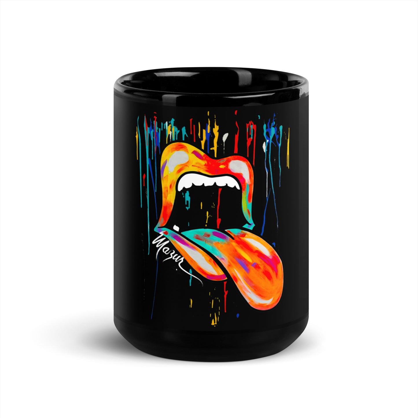 Drippin M&T Black Glossy Mug