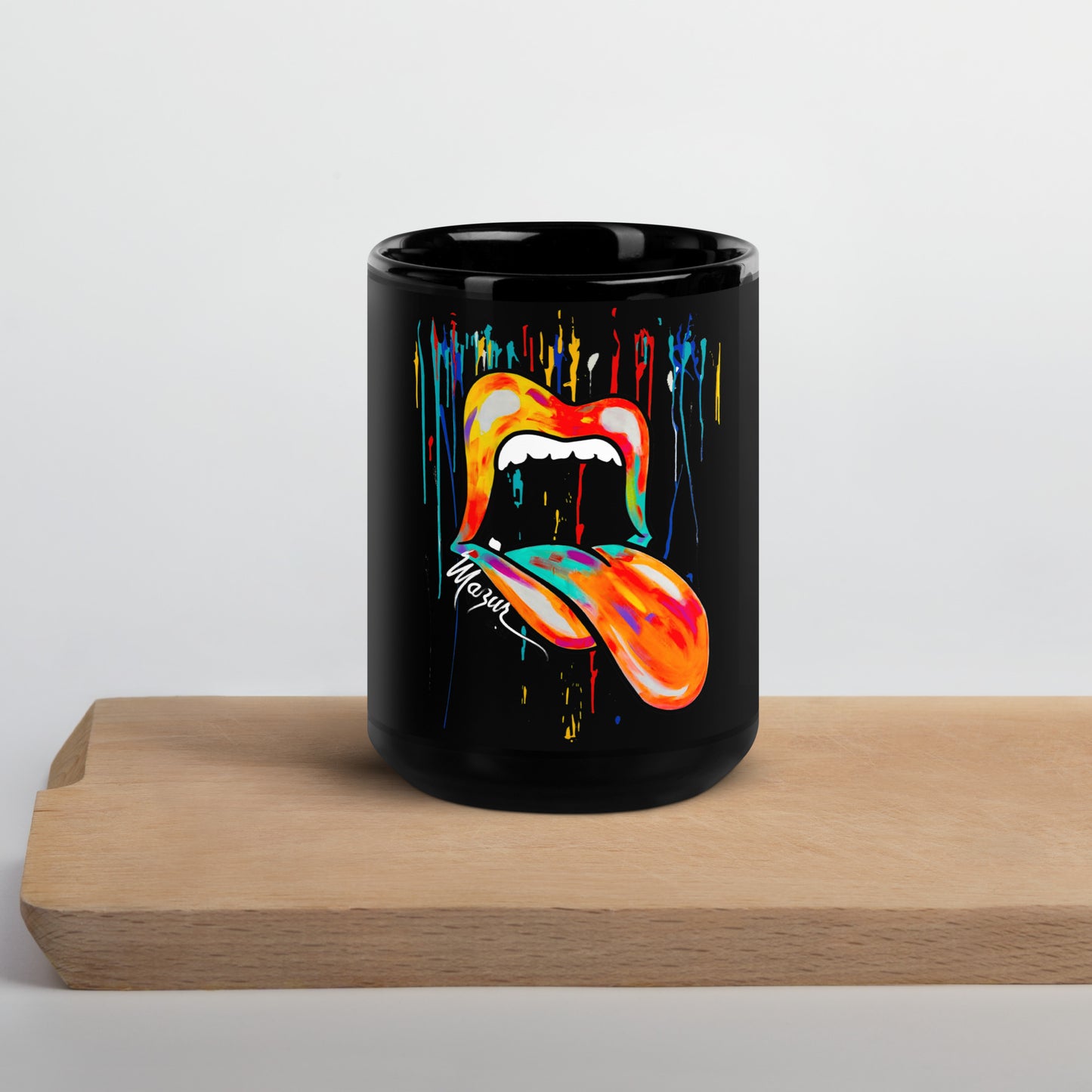 Drippin M&T Black Glossy Mug