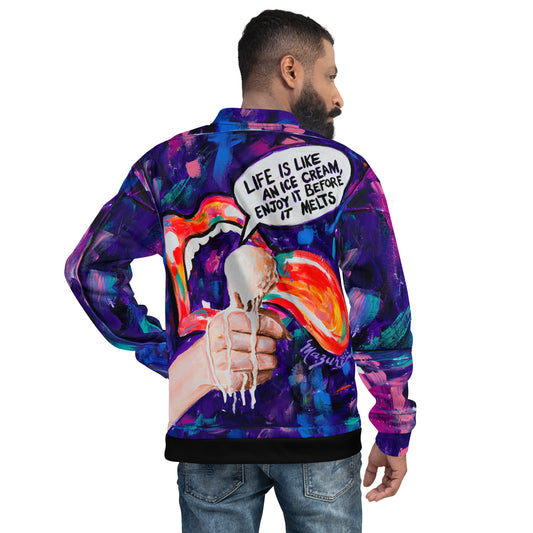 Ice Cream M&T Unisex Bomber Jacket