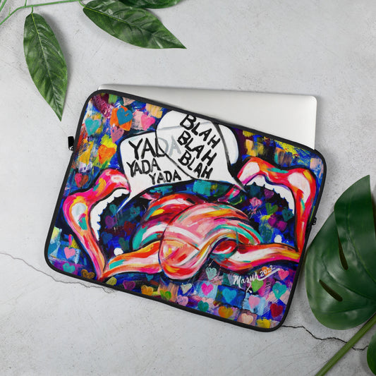 Yadda Yadda Yadda Blah Blah Blah Laptop Sleeve