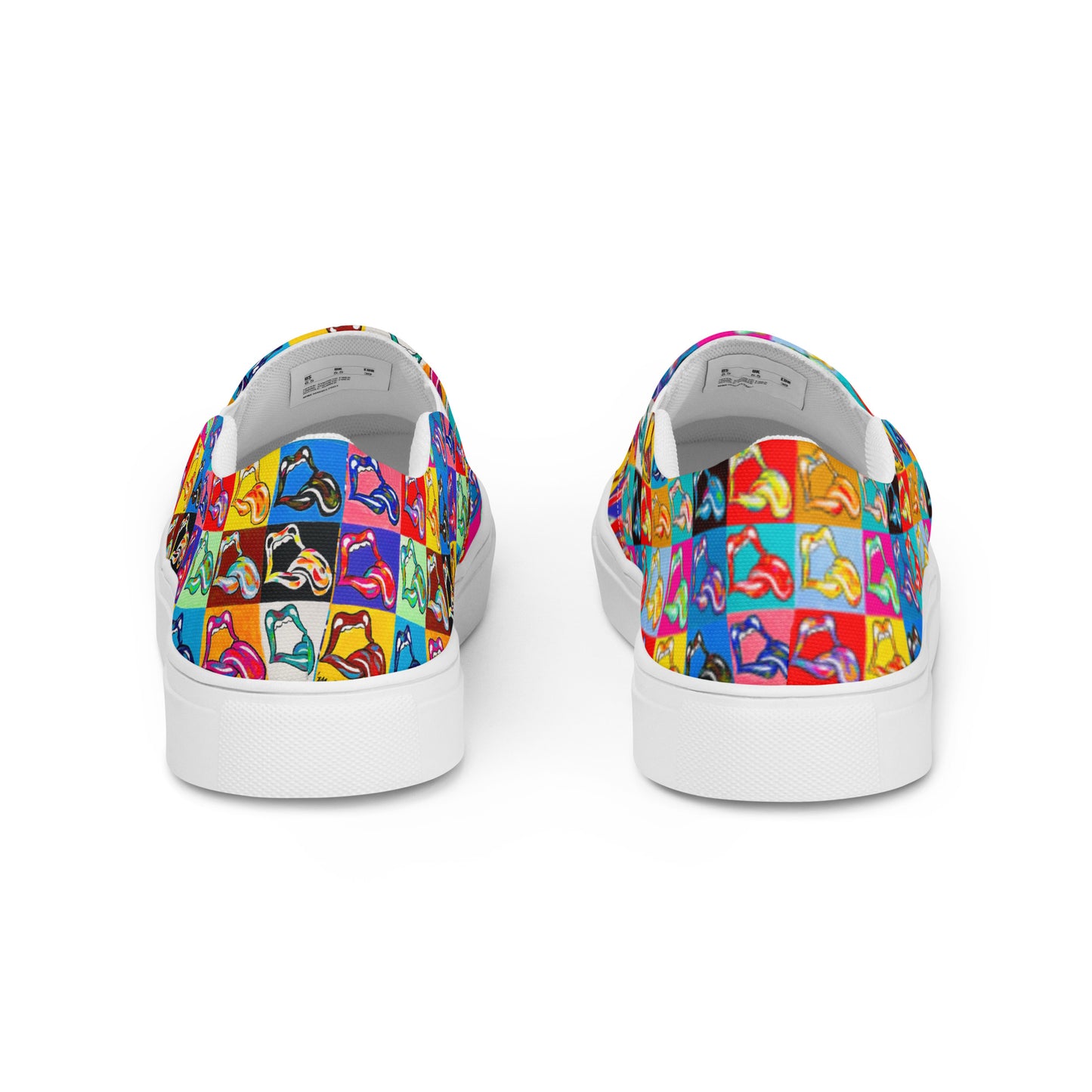 "20 LICKS" Slip-On Canvas Shoes